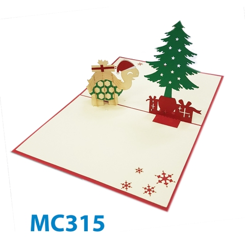 Turtle Noel Pop Up Card