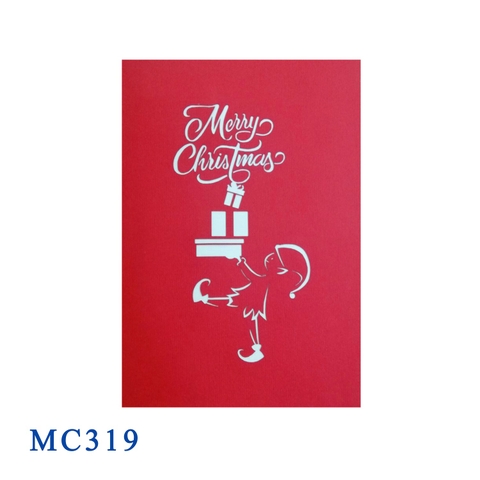 Christmas Elves Pop Up Card