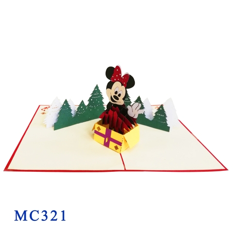 Minnie Mouse Pop Up Card