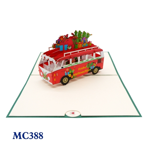 Noel Bus Pop Up Card