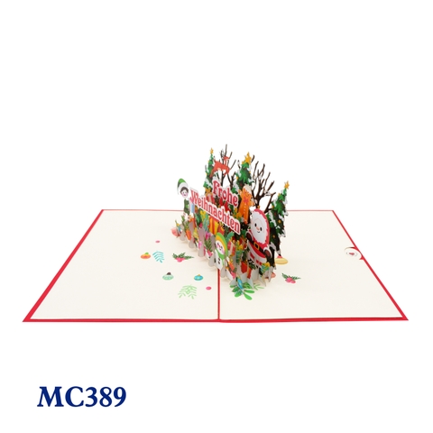 Merry Christmas Pop Up Card
