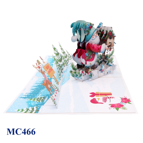 Christmas Gnome Pop Up Greeting Card