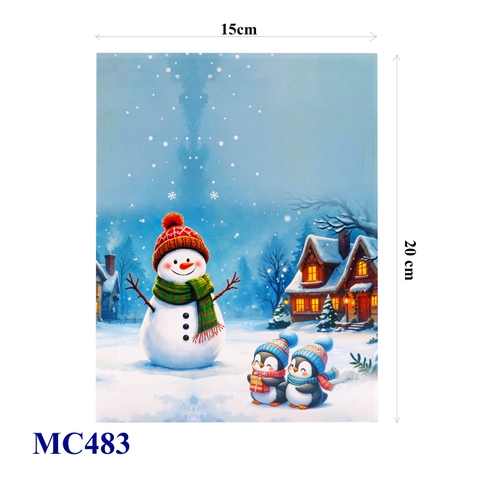 Christmas Snowman Pop Up Card