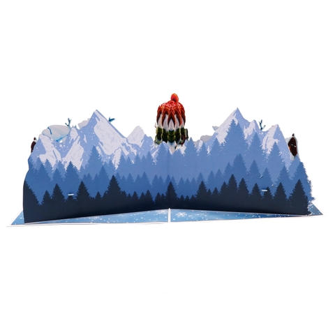 Christmas Snowman Pop Up Card