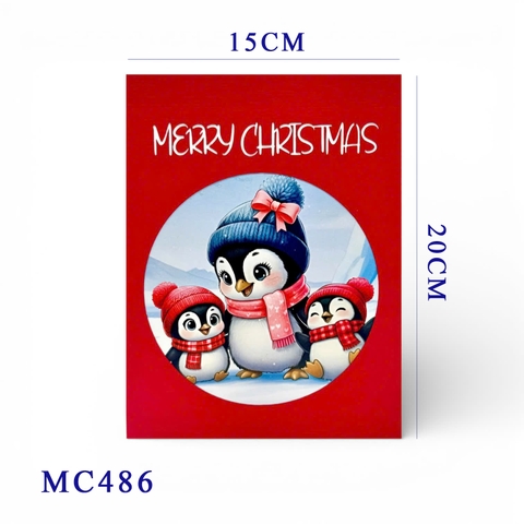 Penguin Christmas Pop-Up Card