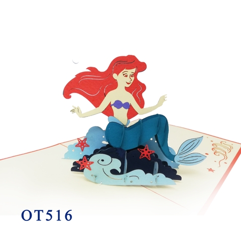 The Little Mermaid Pop Up Card