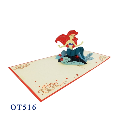 The Little Mermaid Pop Up Card