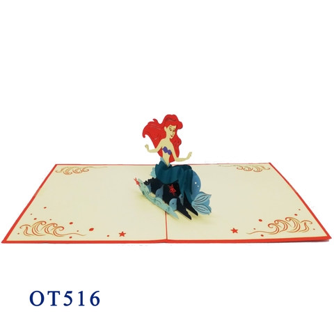 The Little Mermaid Pop Up Card