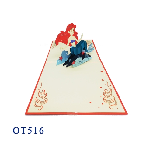 The Little Mermaid Pop Up Card