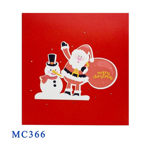 Merry Christmas Pop Up Card