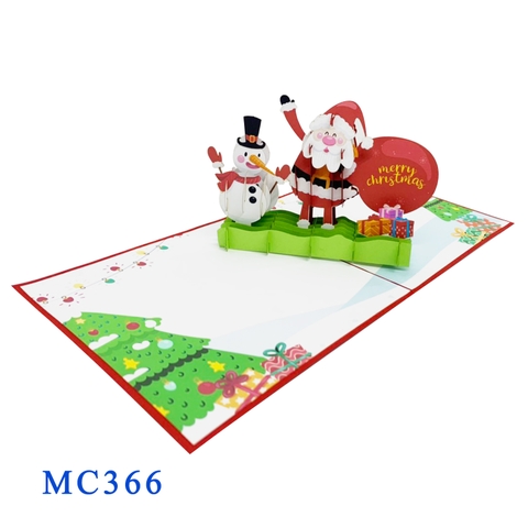 Merry Christmas Pop Up Card