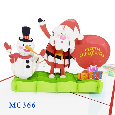 Merry Christmas Pop Up Card