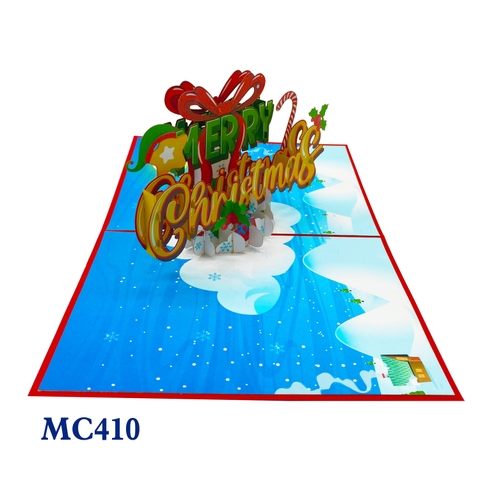 Merry Christmas Pop Up Card