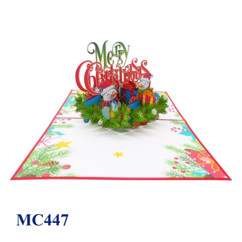 Merry Christmas Pop Up Card