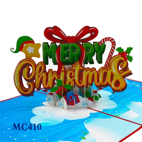 Merry Christmas Pop Up Card