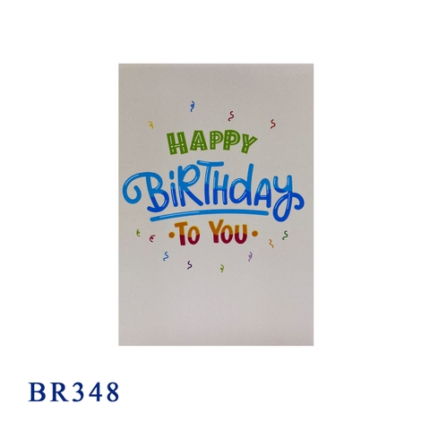 Middle Finger Birthday Pop Up Card