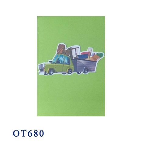 Moving House Pop Up Card