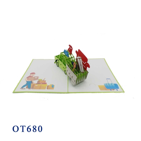 Moving House Pop Up Card