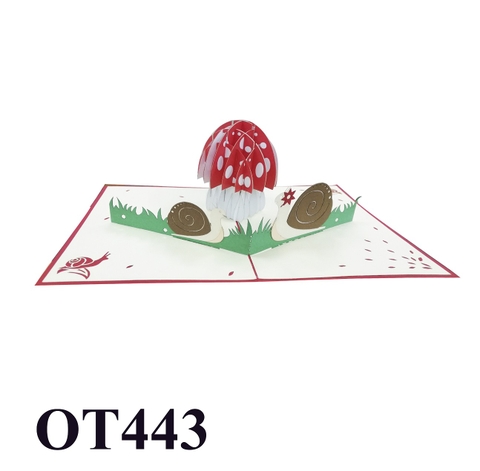 Mushroom Pop Up Card