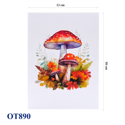 Mushroom & Snail Pop Up Card