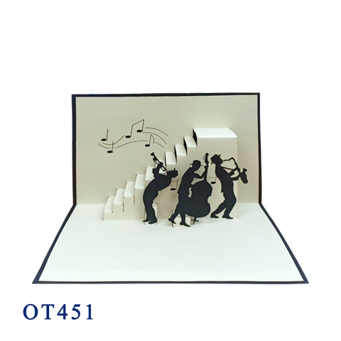 Jazz Pop Up Card