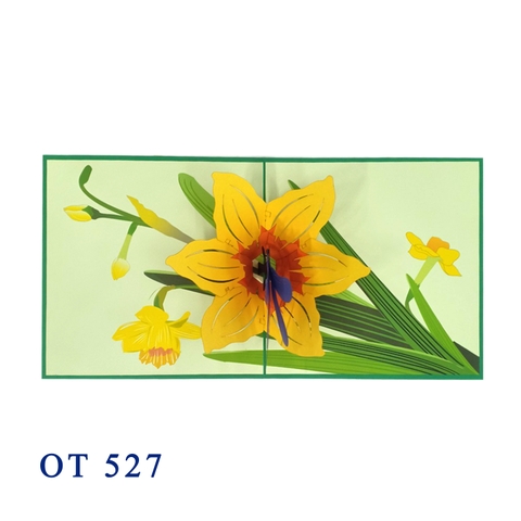 Daffodil Pop Up Card