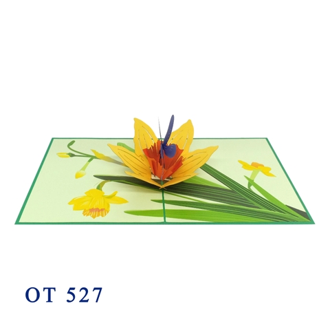 Daffodil Pop Up Card