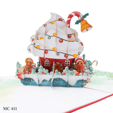 Noel Cupcake Pop Up Card