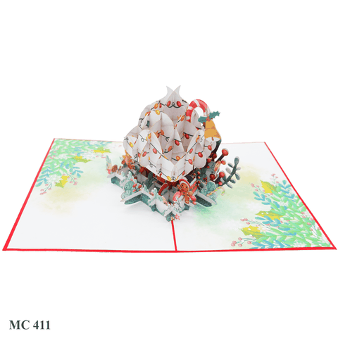 Noel Cupcake Pop Up Card