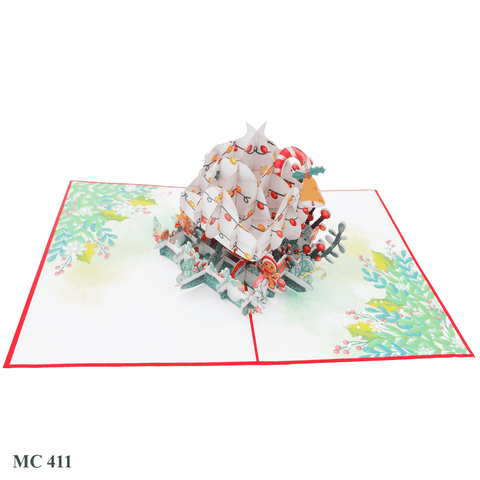 Noel Cupcake Pop Up Card