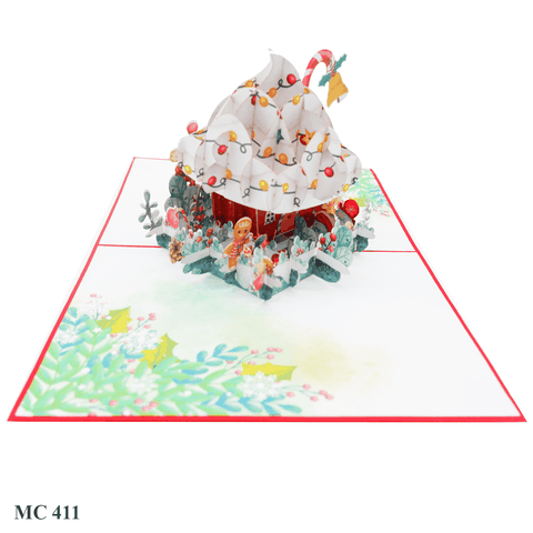 Noel Cupcake Pop Up Card