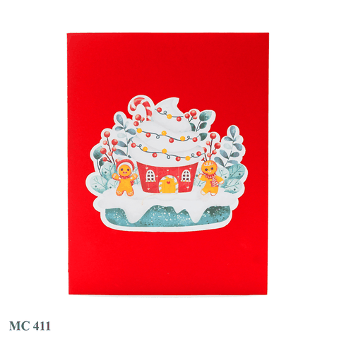 Noel Cupcake Pop Up Card