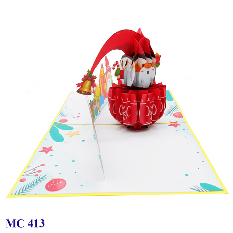 Noel Gnome Pop Up Card