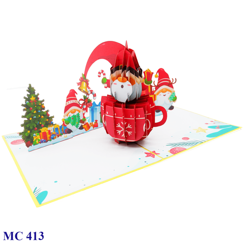 Noel Gnome Pop Up Card