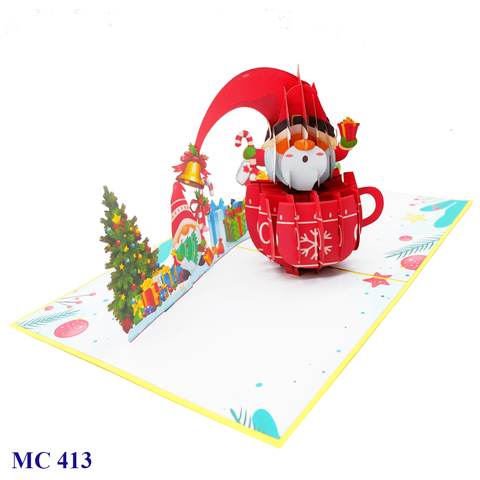 Noel Gnome Pop Up Card