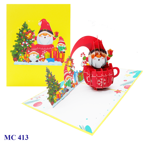Noel Gnome Pop Up Card