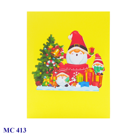 Noel Gnome Pop Up Card