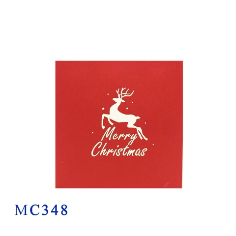 Noel Reindeer Pop Up Card