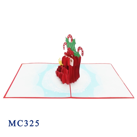 Christmas Sock Pop Up Card