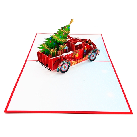 Noel Truck Pop Up Card