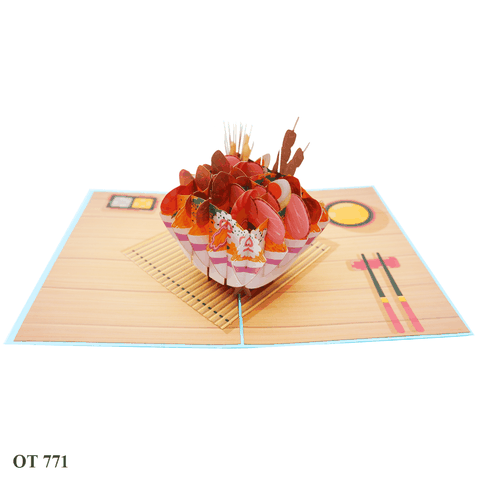 Noodle Bowl Pop Up Card