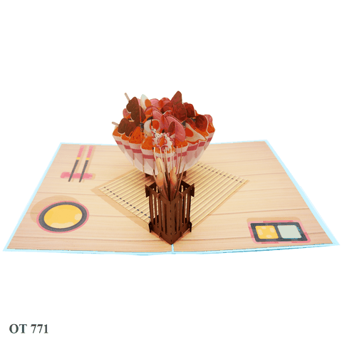 Noodle Bowl Pop Up Card