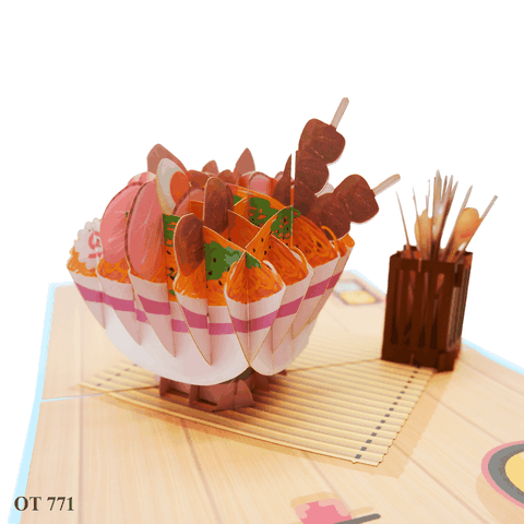 Noodle Bowl Pop Up Card