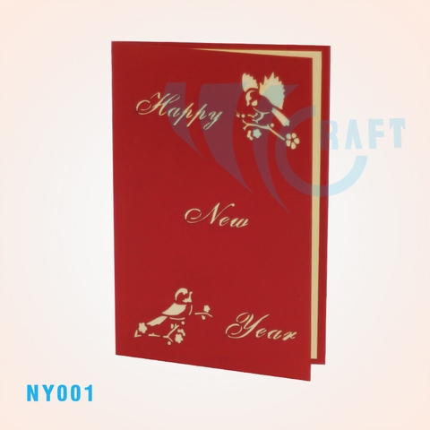 Happy New Year Pop Up Card