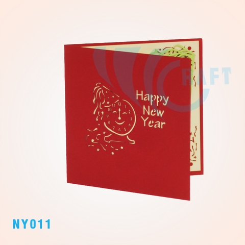 NY011 - CLOCK NEW YEAR