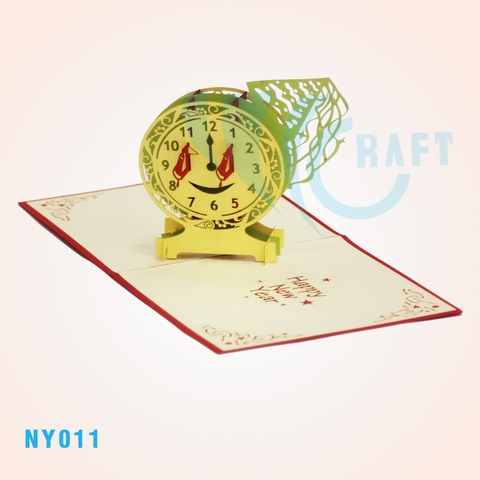NY011 - CLOCK NEW YEAR