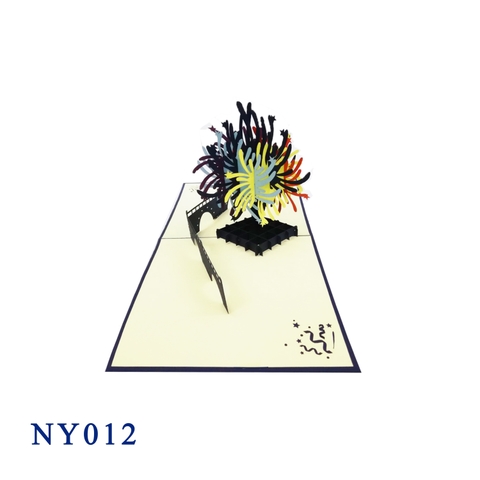 Fireworks Pop Up Card