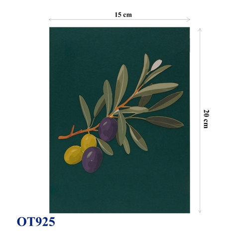 Olive Tree Pop Up Card