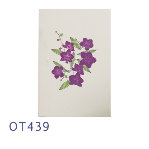 Orchids Pop Up Card