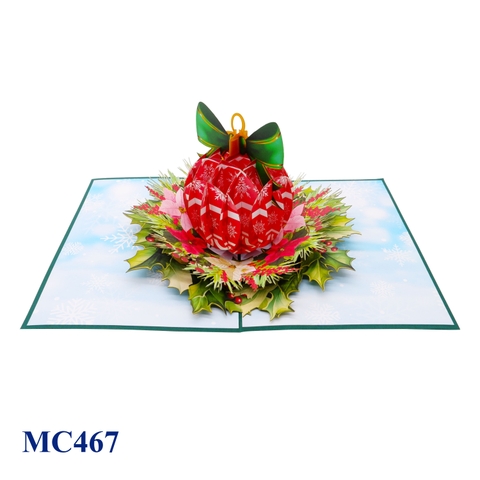 Ornament Noel Pop Up Greeting Card